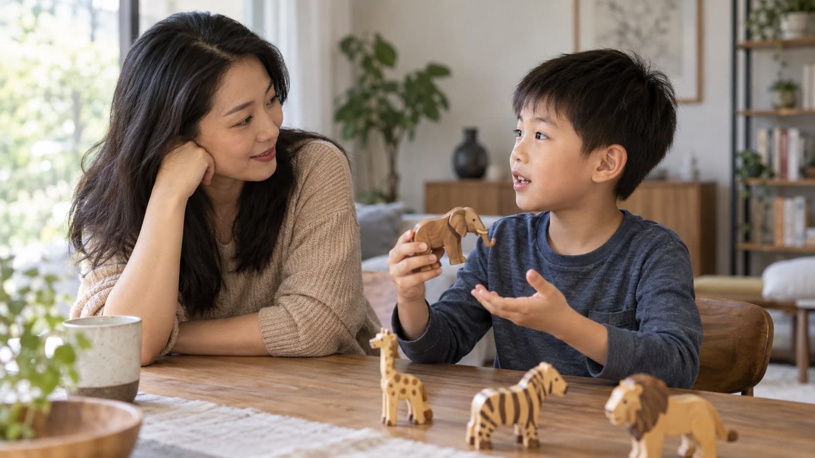 孩子普通話只會跟讀,怎樣慢慢變成主動對話?4 個生活方法