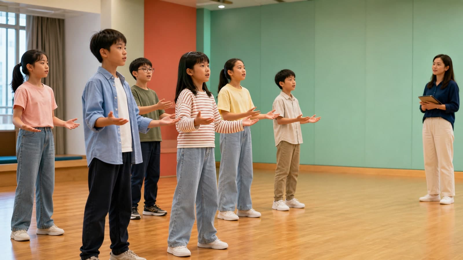 集诵/合诵怎么练?团体朗诵的默契、走位与声部